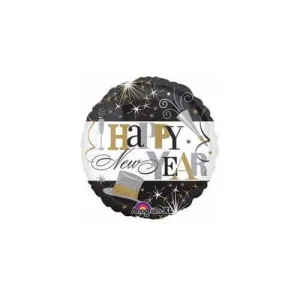 18" Elegant New Year Celebration Mylar Balloon