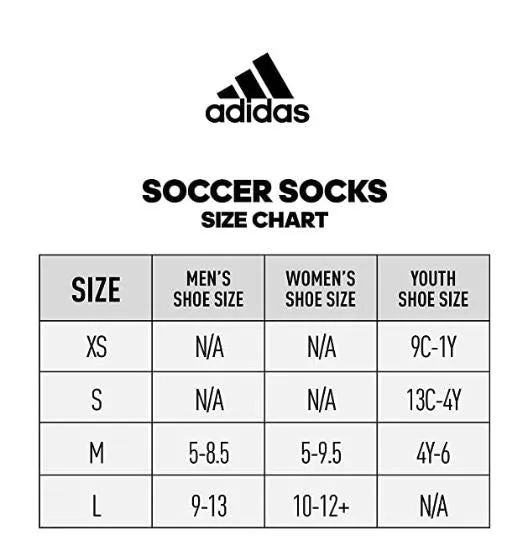 Adidas Unisex Metro IV OTC Soccer Socks (1-Pair)