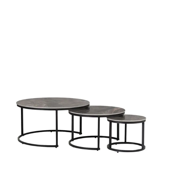 Agneta Nesting Side table (Set of 3)