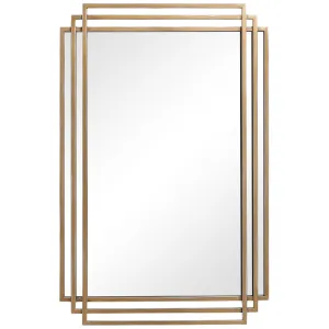 Amherst Brushed Gold MIrror