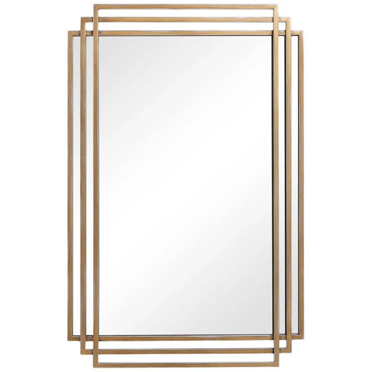 Amherst Brushed Gold MIrror