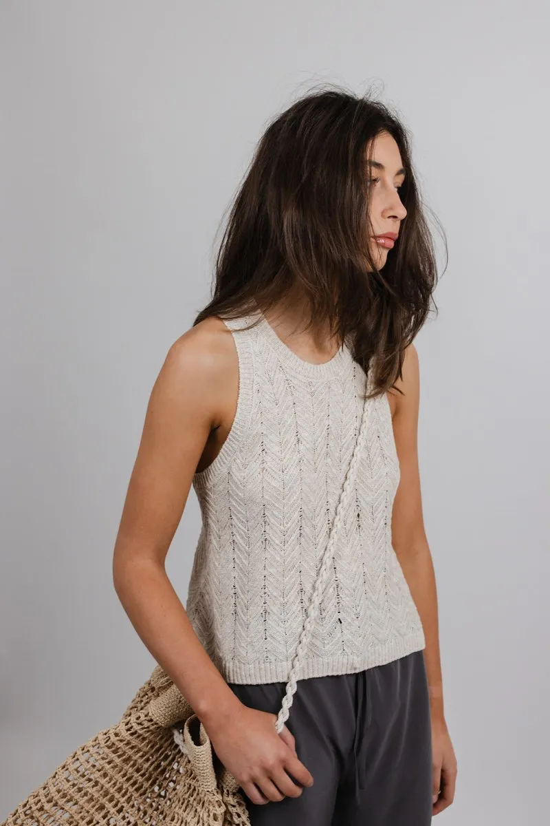 Amy Linen & Silk Vest