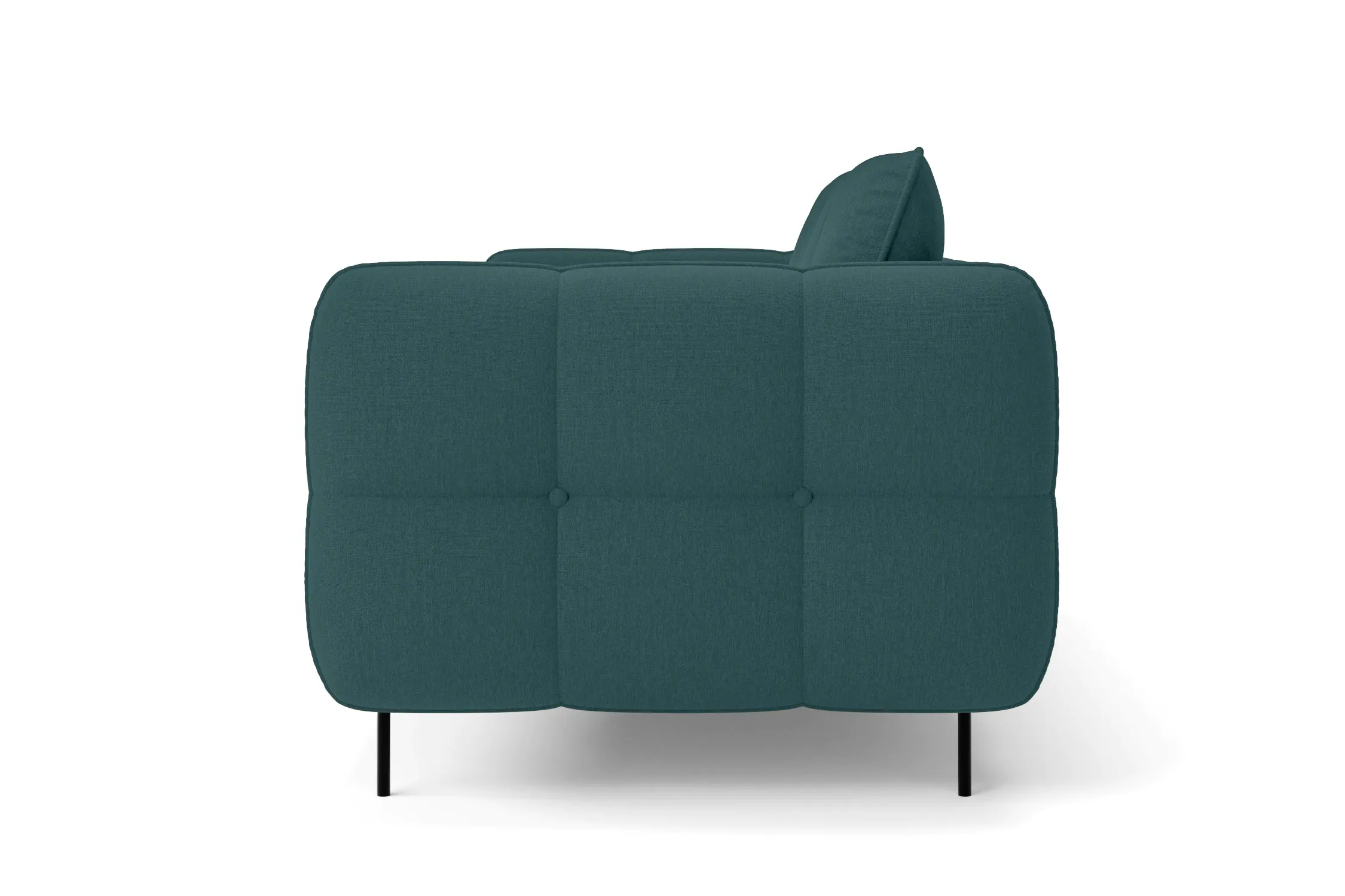 Anzio 3 Seater Sofa Teal Linen Fabric