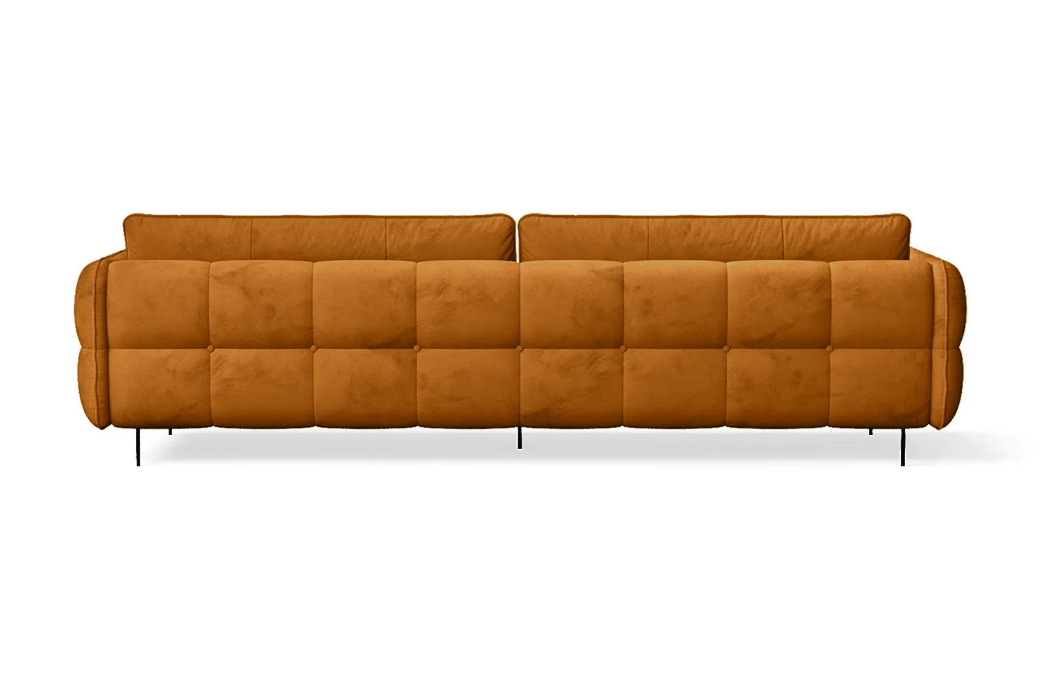 Anzio 4 Seater Sofa Gold Velvet