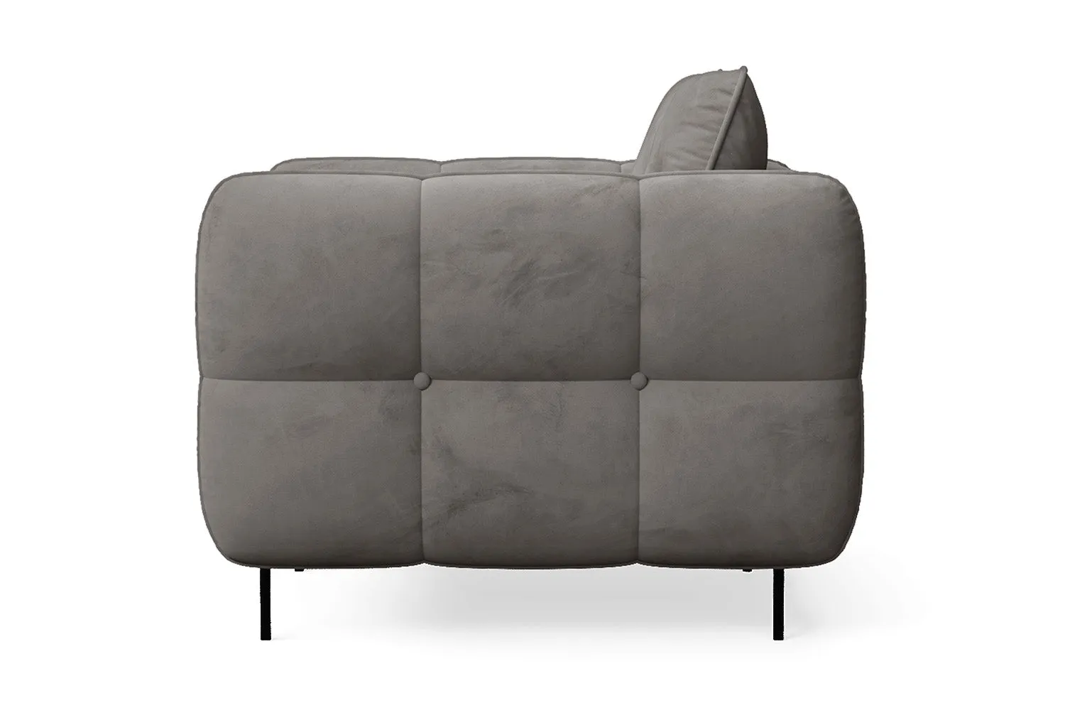 Anzio Armchair Grey Velvet