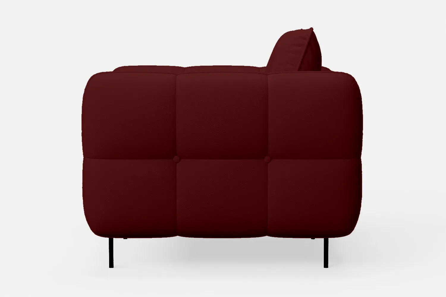 Anzio Armchair Red Leather