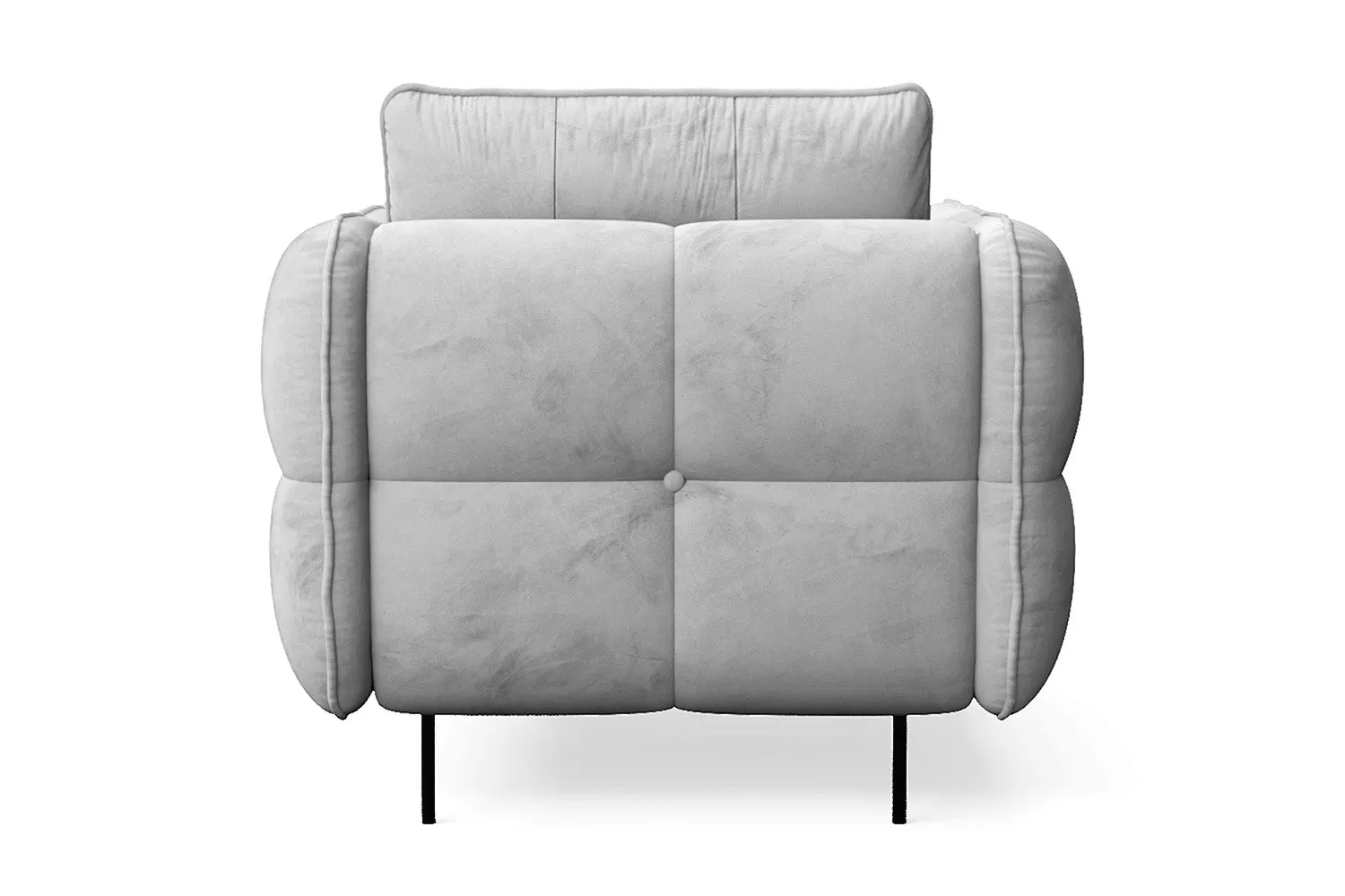 Anzio Armchair White Velvet