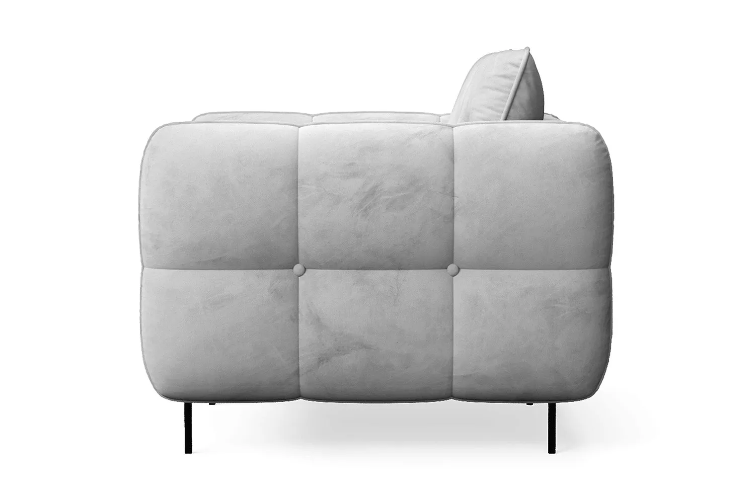 Anzio Armchair White Velvet