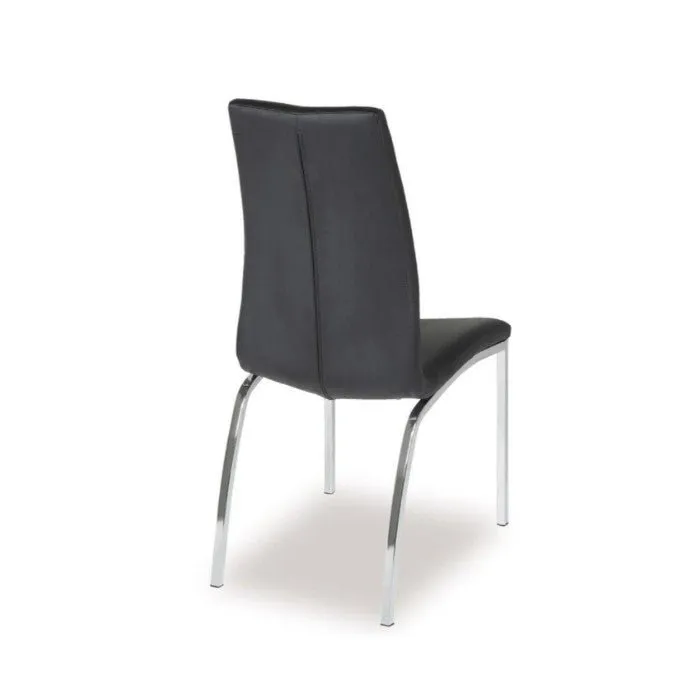 Asama Dining Chair - Black PU