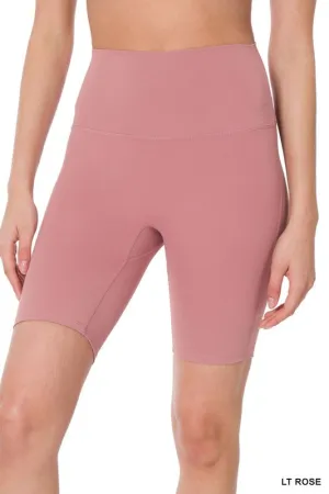 Athletic High Rise Biker Shorts