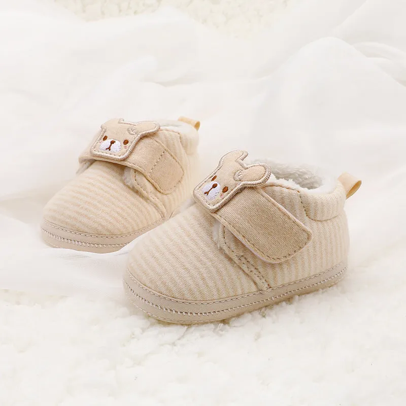 Autumn And Winter Baby Shoes 0-1 Years Old Plus Velvet