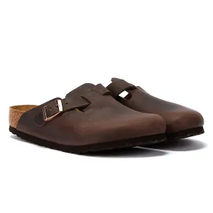 Birkenstock Boston Habana Oiled Nubuck Clogs