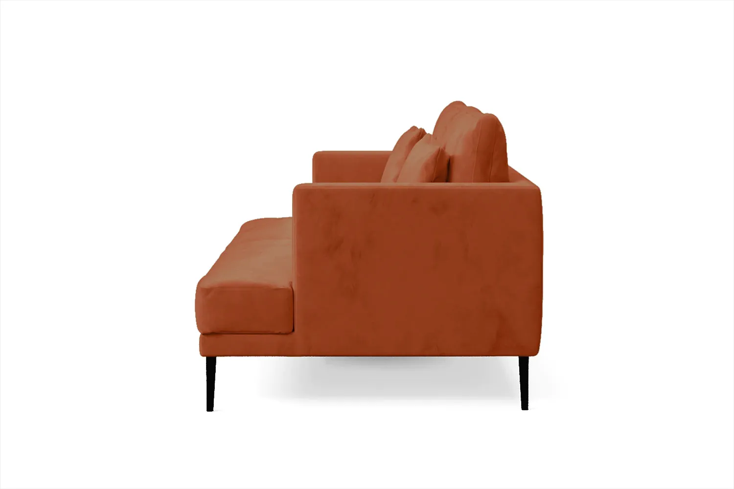 Bisceglie 2 Seater Sofa Orange Velvet