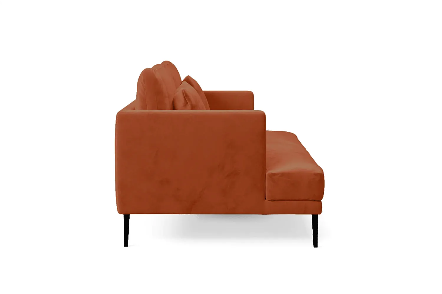 Bisceglie 2 Seater Sofa Orange Velvet