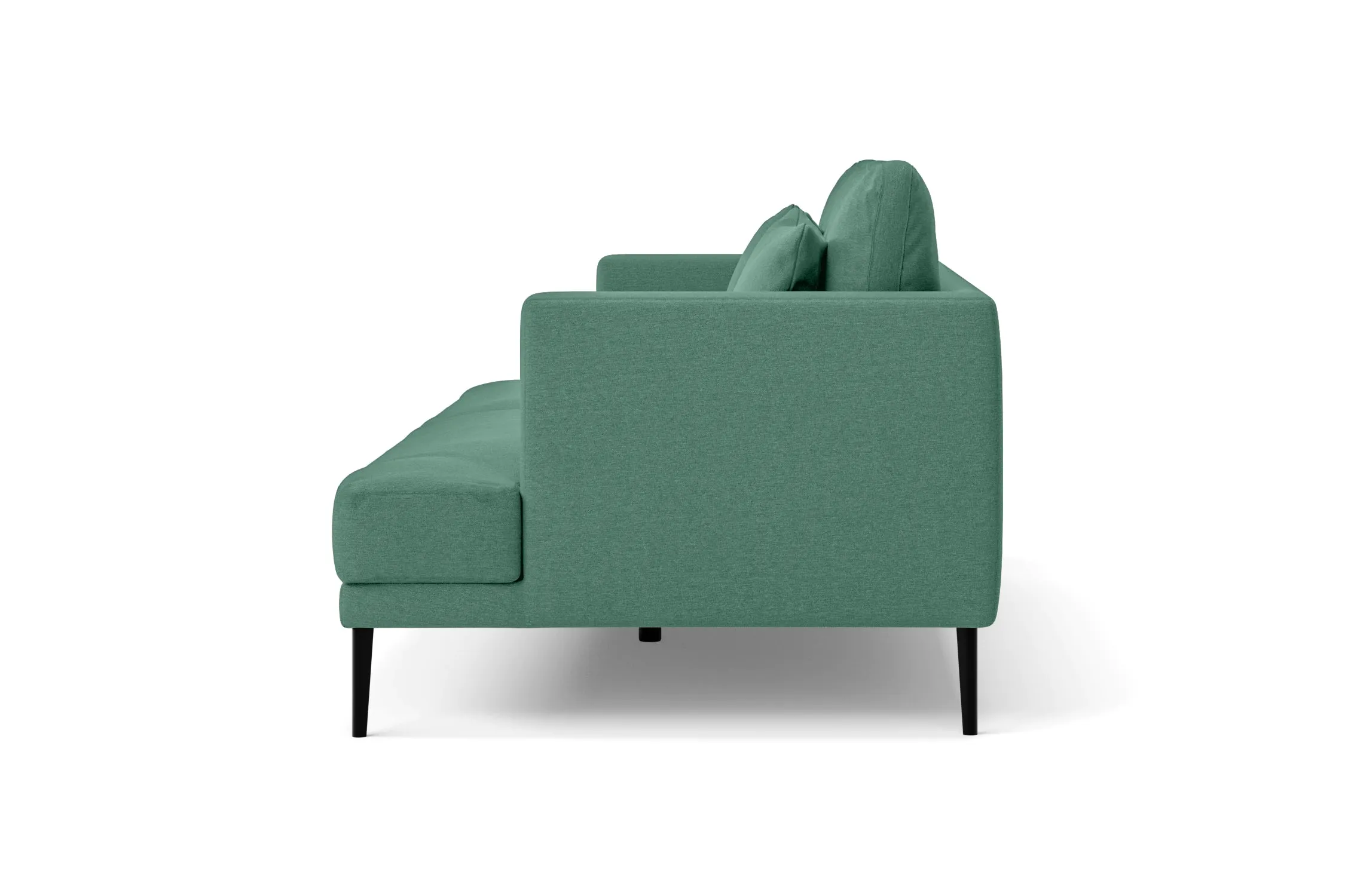 Bisceglie 3 Seater Sofa Mint Green Linen Fabric