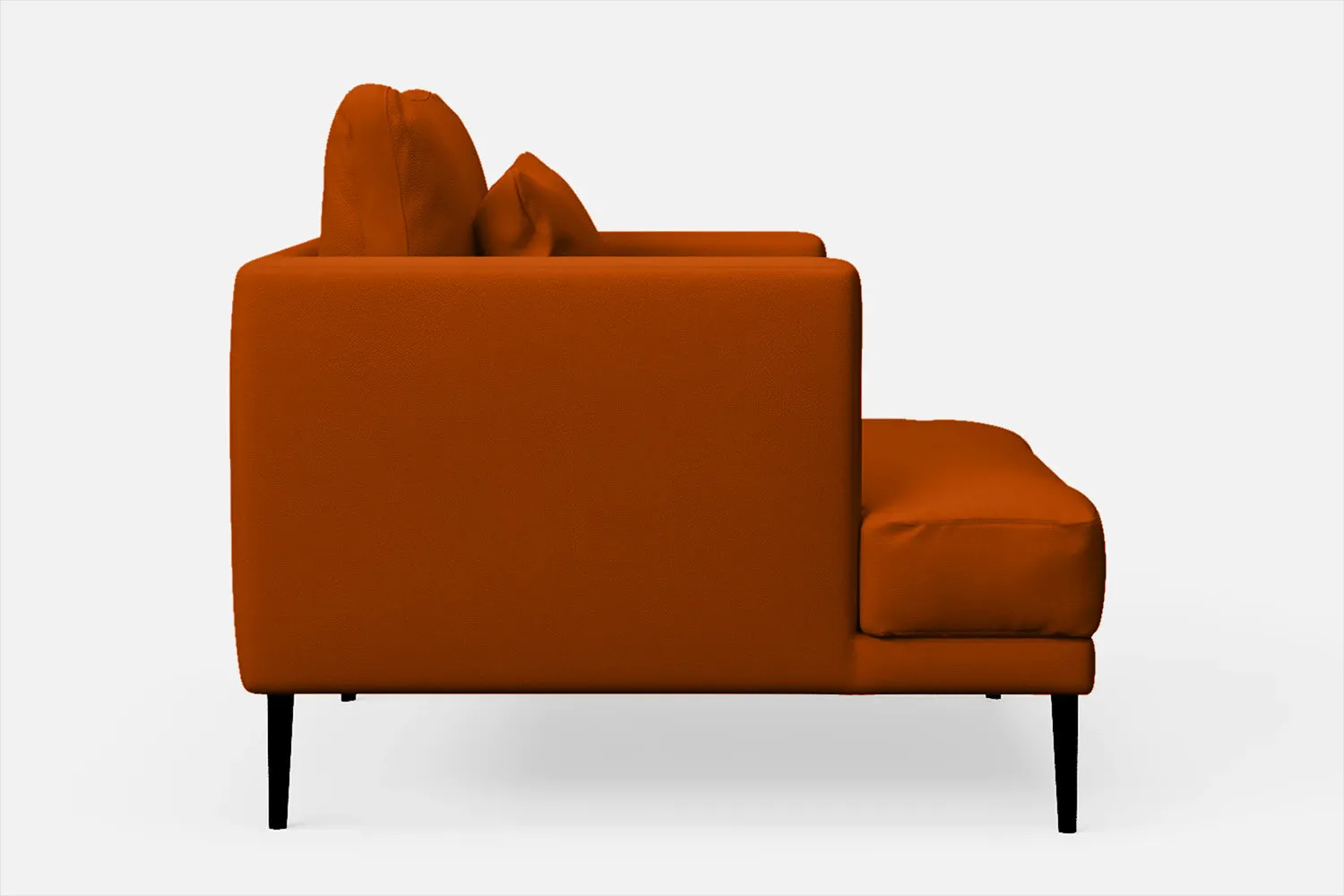 Bisceglie Armchair Orange Leather