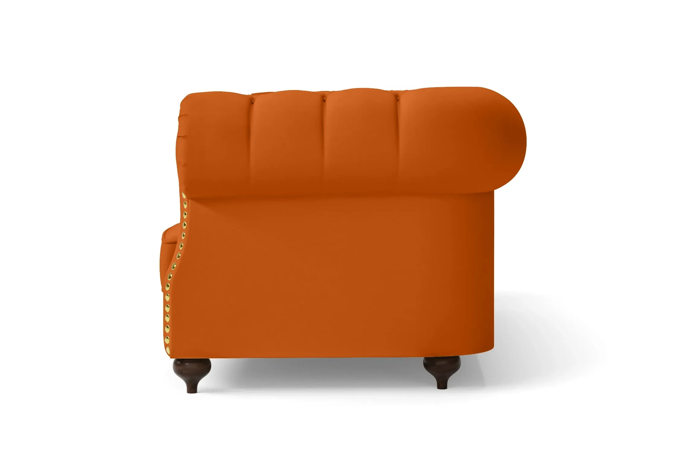 Bitonto Armchair Orange Leather