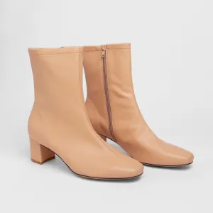 Blocked Ankle Boot