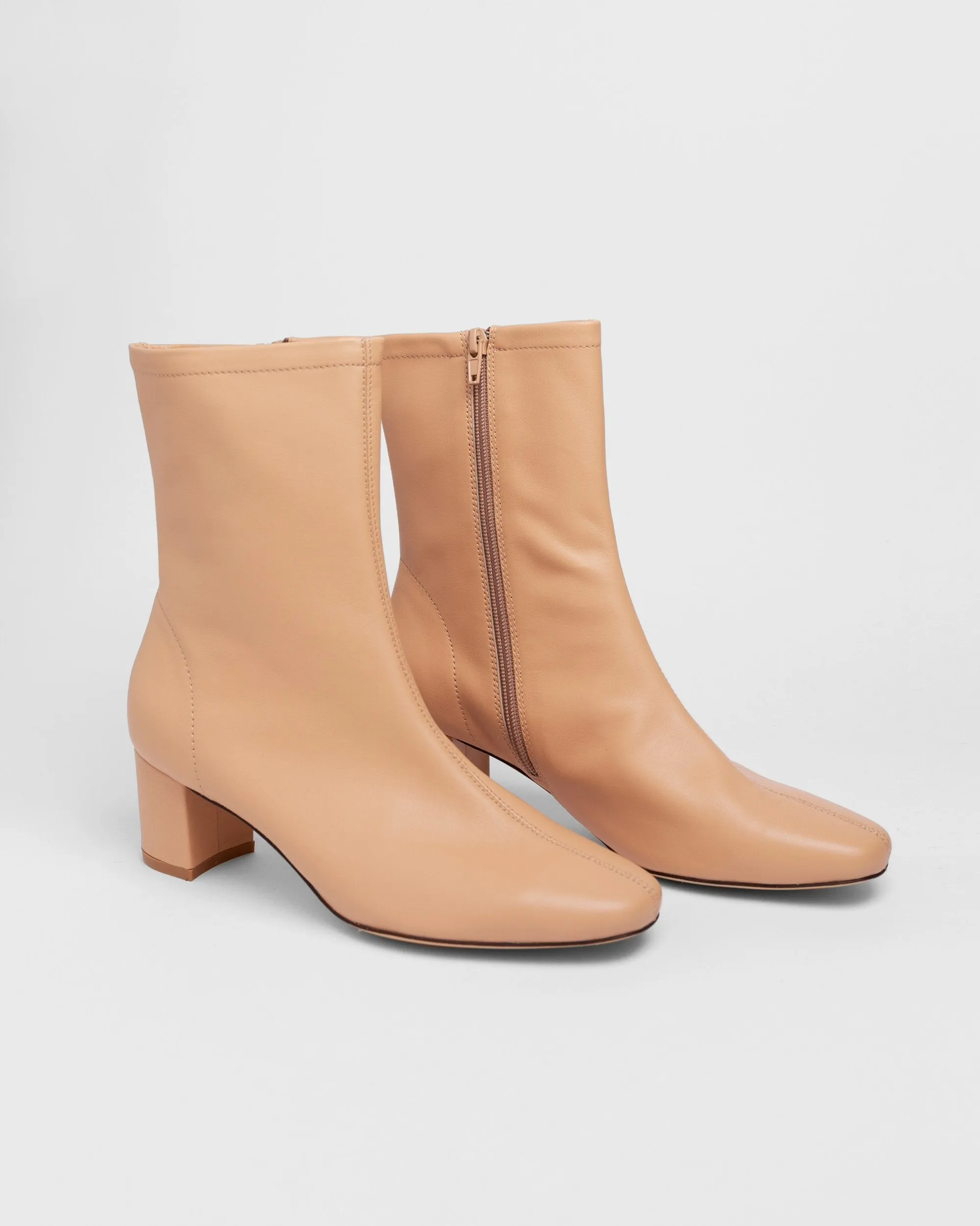 Blocked Ankle Boot