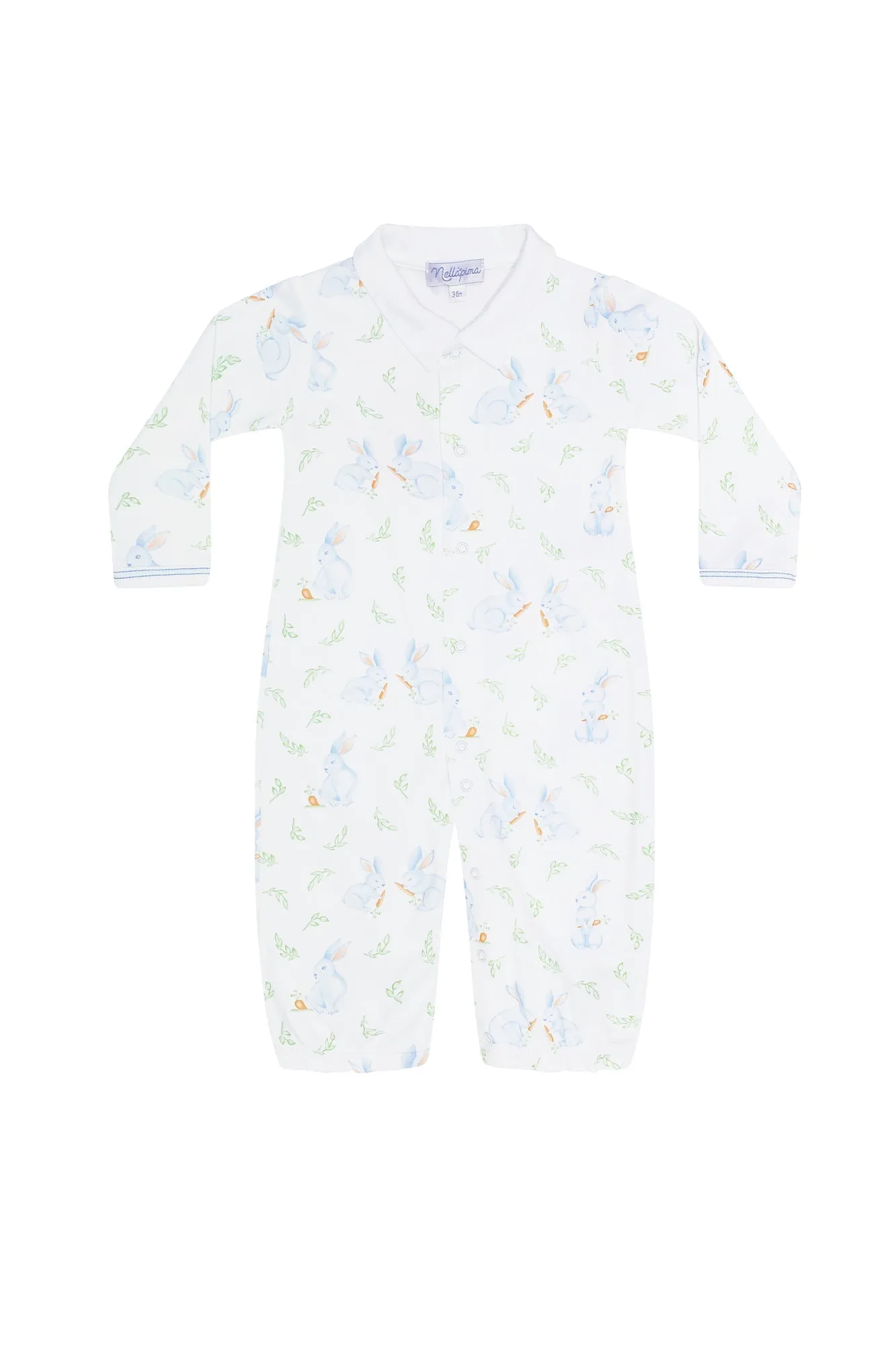 Blue Bunny Print Converter Gown