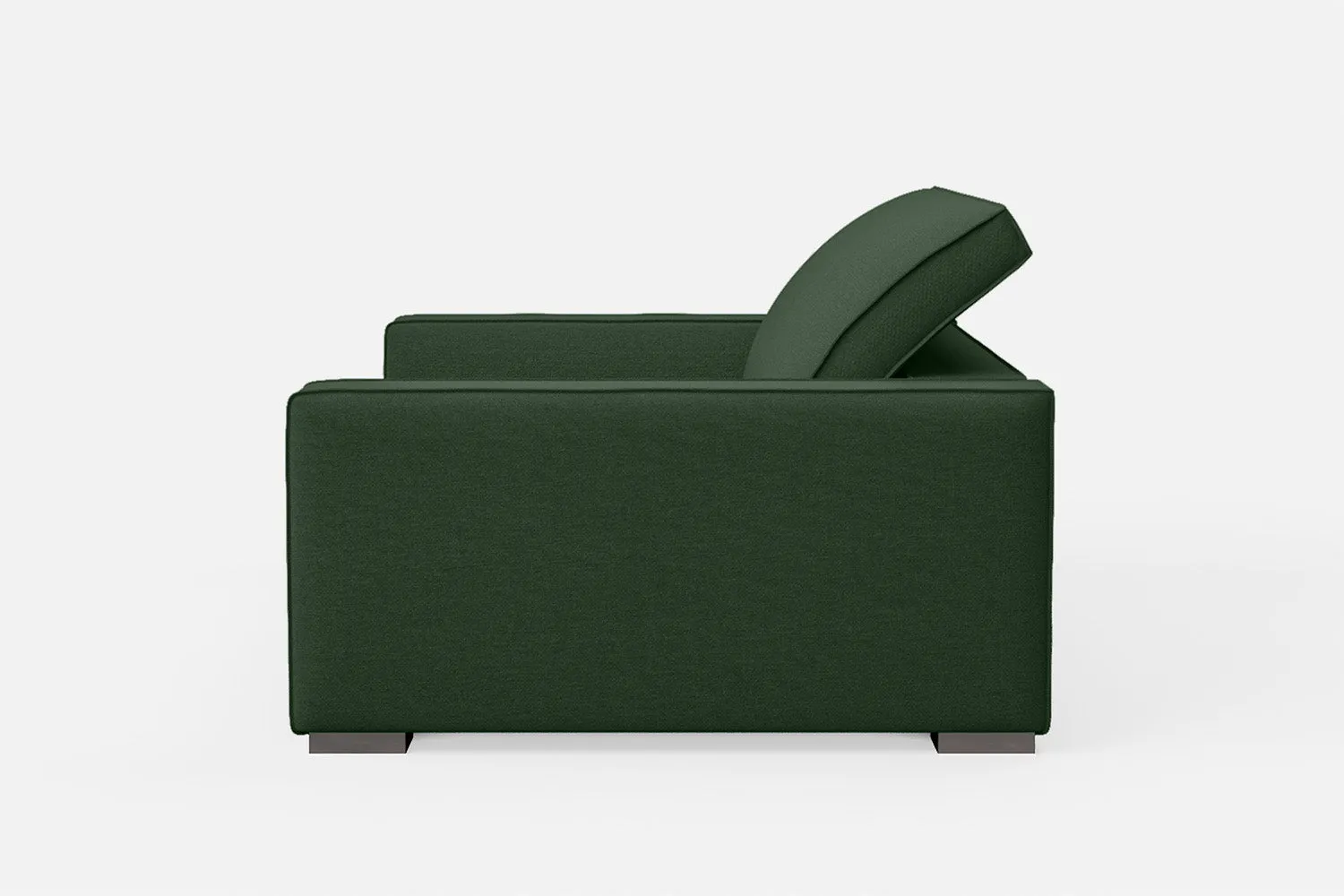 Bolzano 2 Seater Sofa Forest Green Linen Fabric