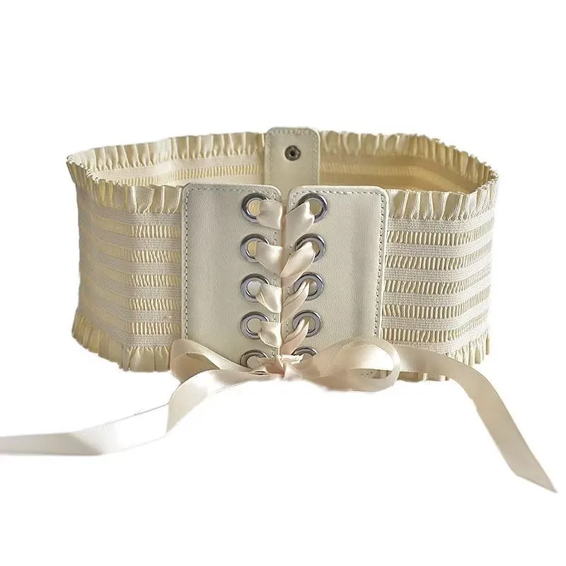 BowChic Weaving Cotton Elegant Silk Belt