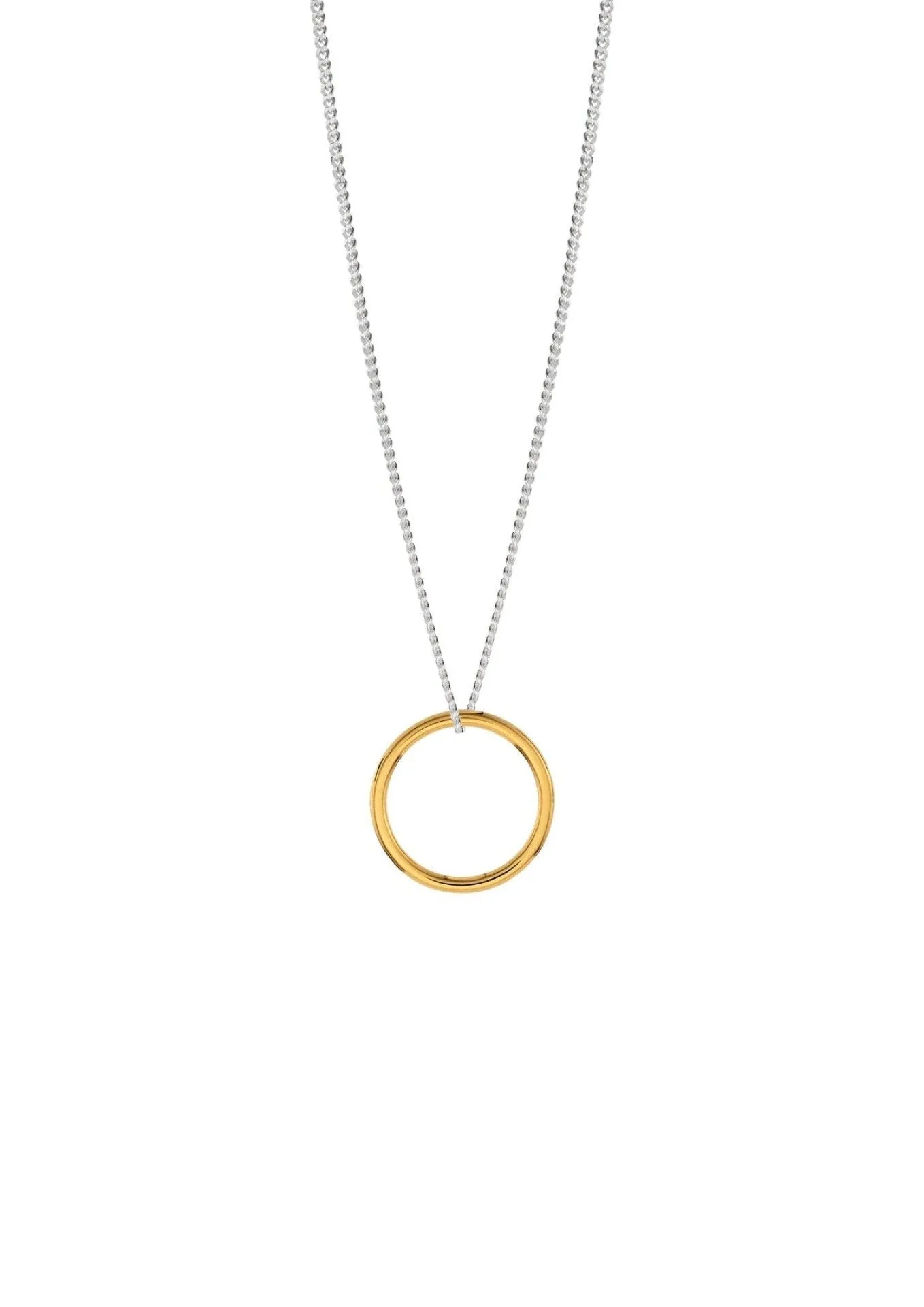 Circle Necklace Gold