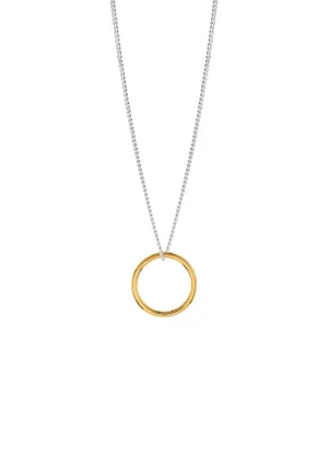 Circle Necklace Gold