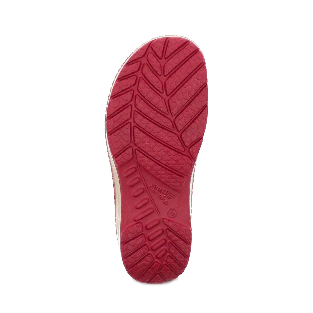 Dansko Kane Red Molded Clog