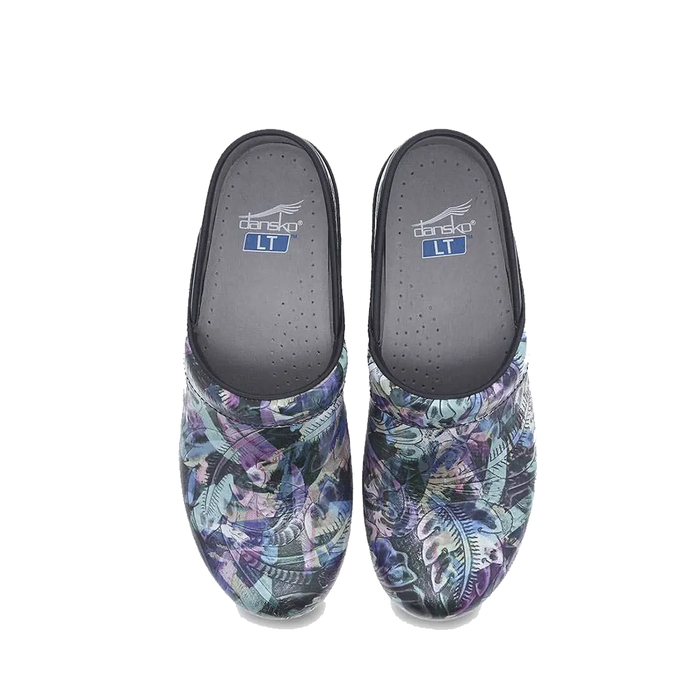 Dansko LT Pro Watercolor Tooled Clog