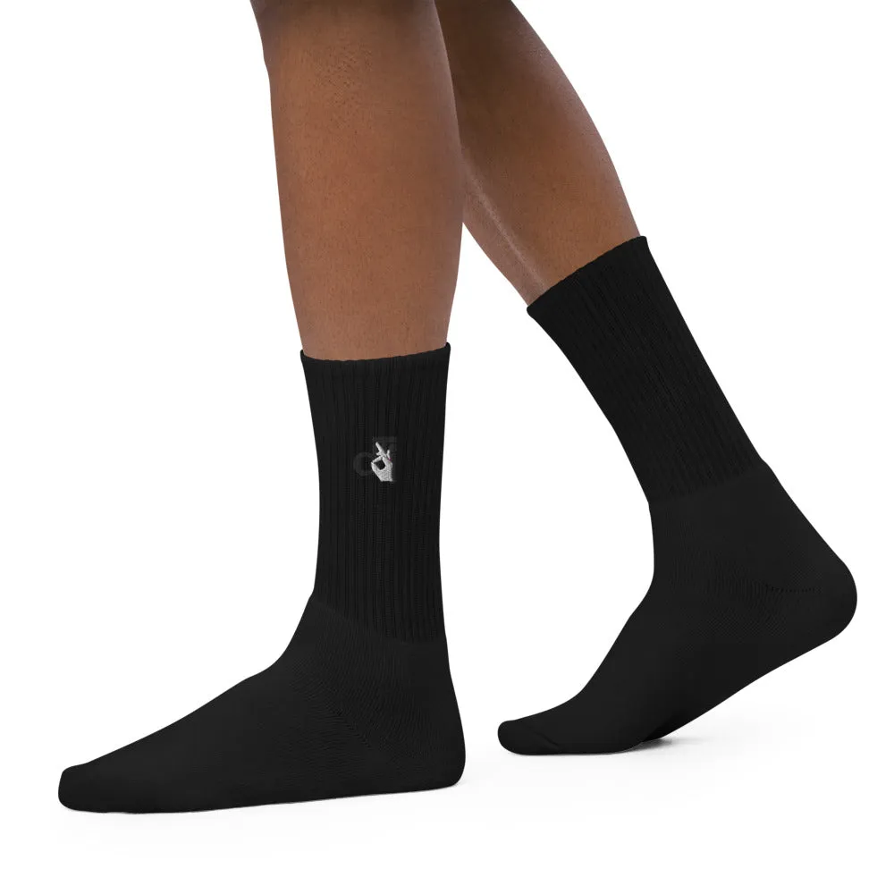 Descendants of The Island Classic Embroidered Socks