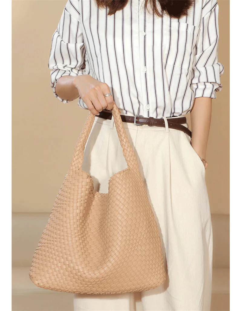 Elegant Women PU Casual Tote Bag