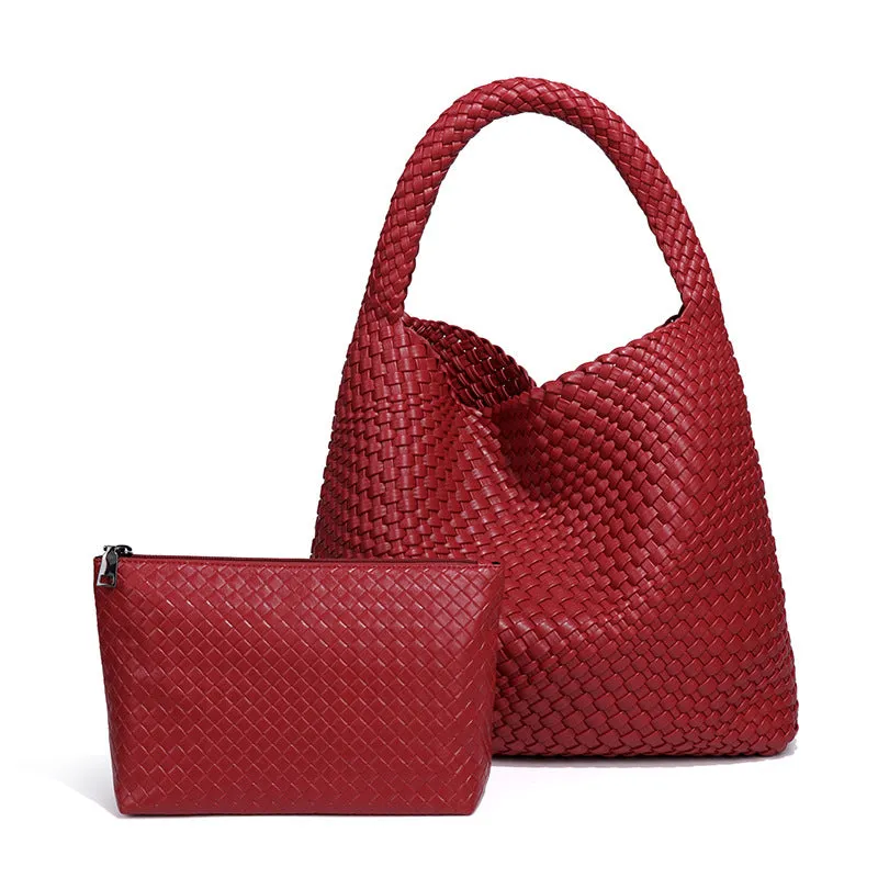 Elegant Women PU Casual Tote Bag