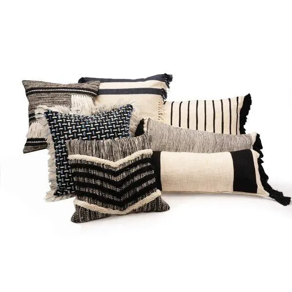 Elevate 07339BKN Black/Natural Pillow