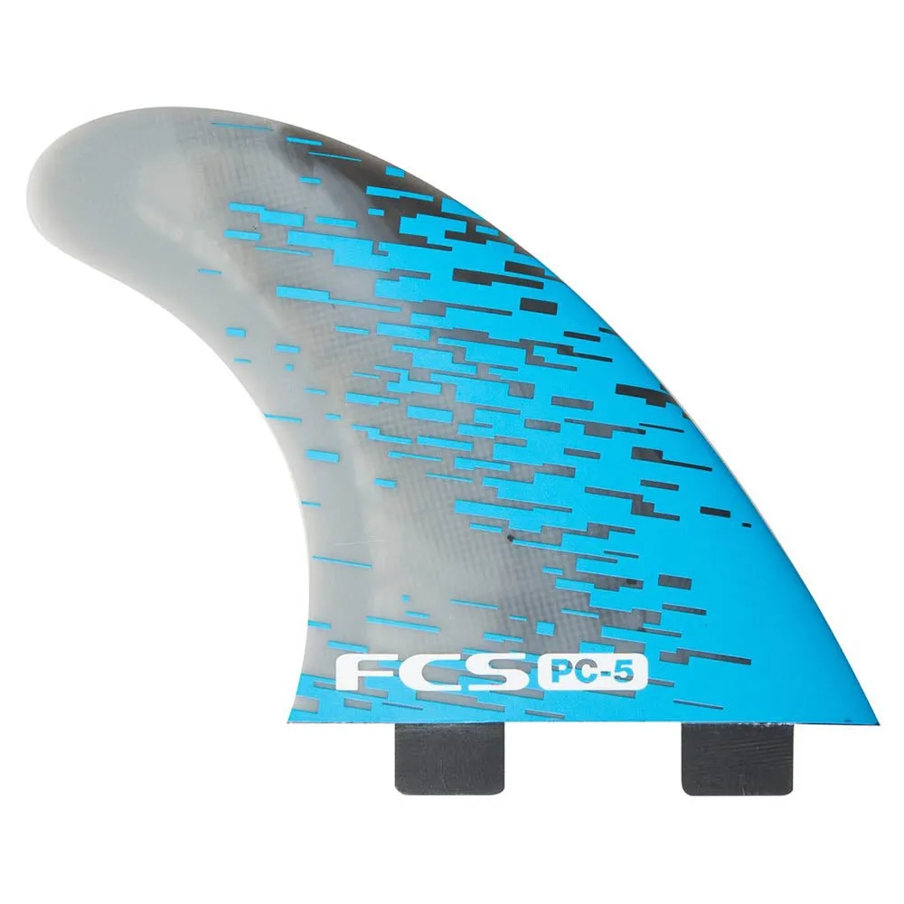 FCS PC-5 Tri-Quad Fin Set - Blue