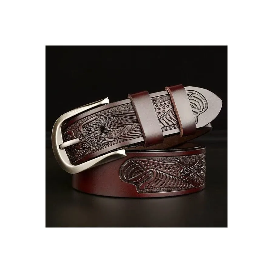 FloraLuxe Chic Leather Belt