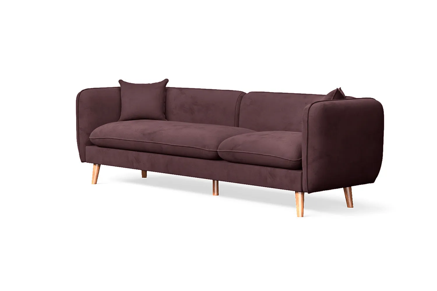 Florence 4 Seater Sofa Grape Velvet