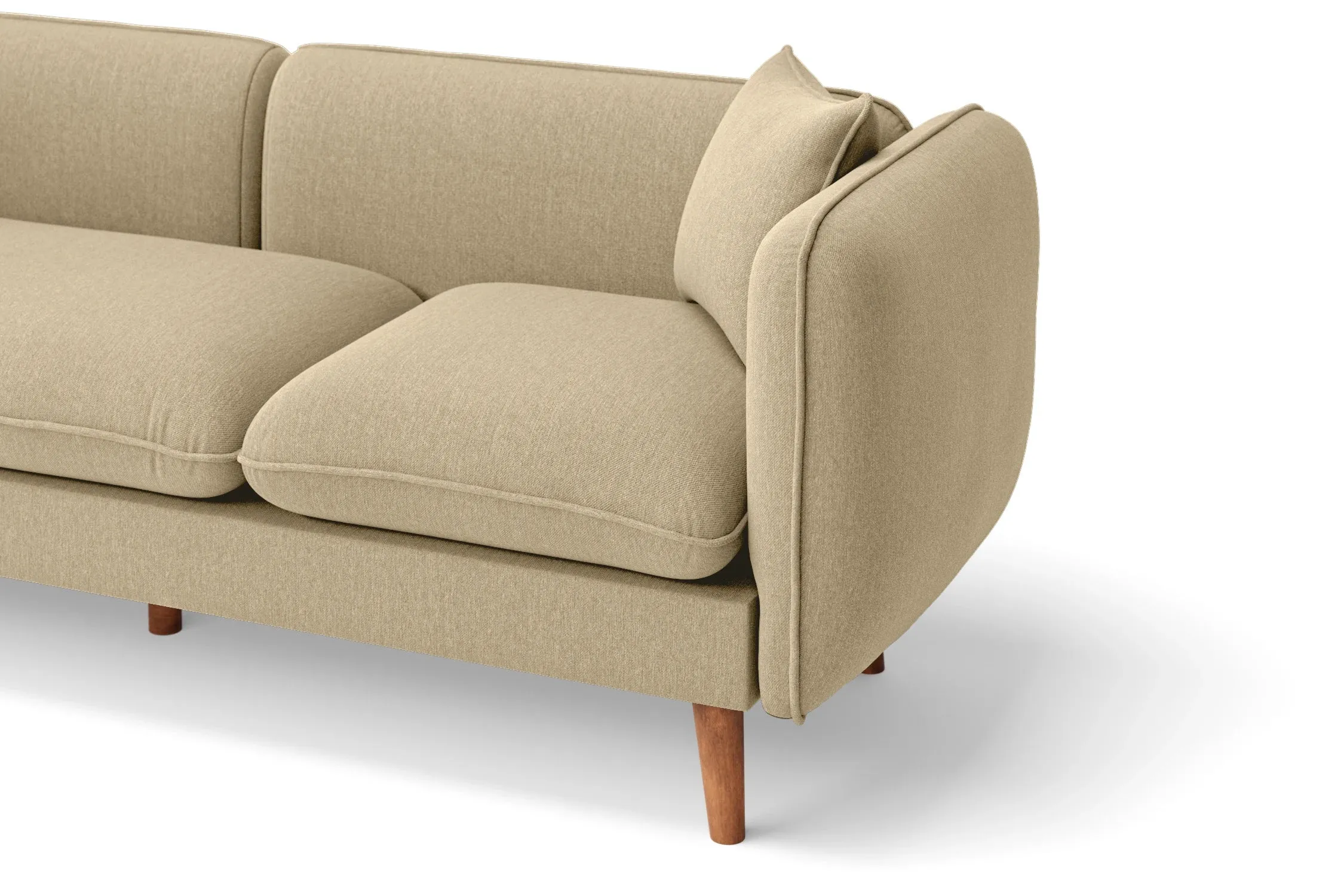 Florence Armchair Beige Linen Fabric