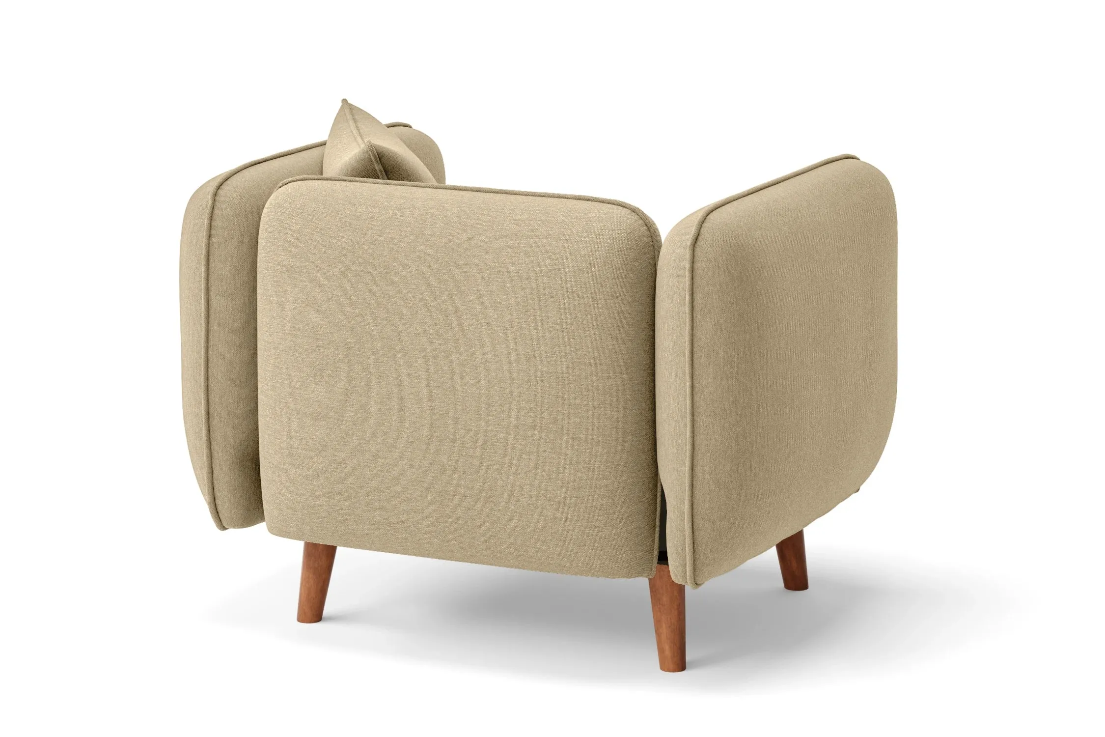 Florence Armchair Beige Linen Fabric