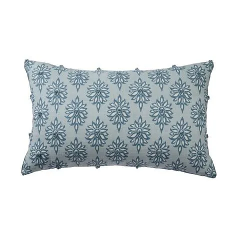 Gower Medallion Seaspray Cushion