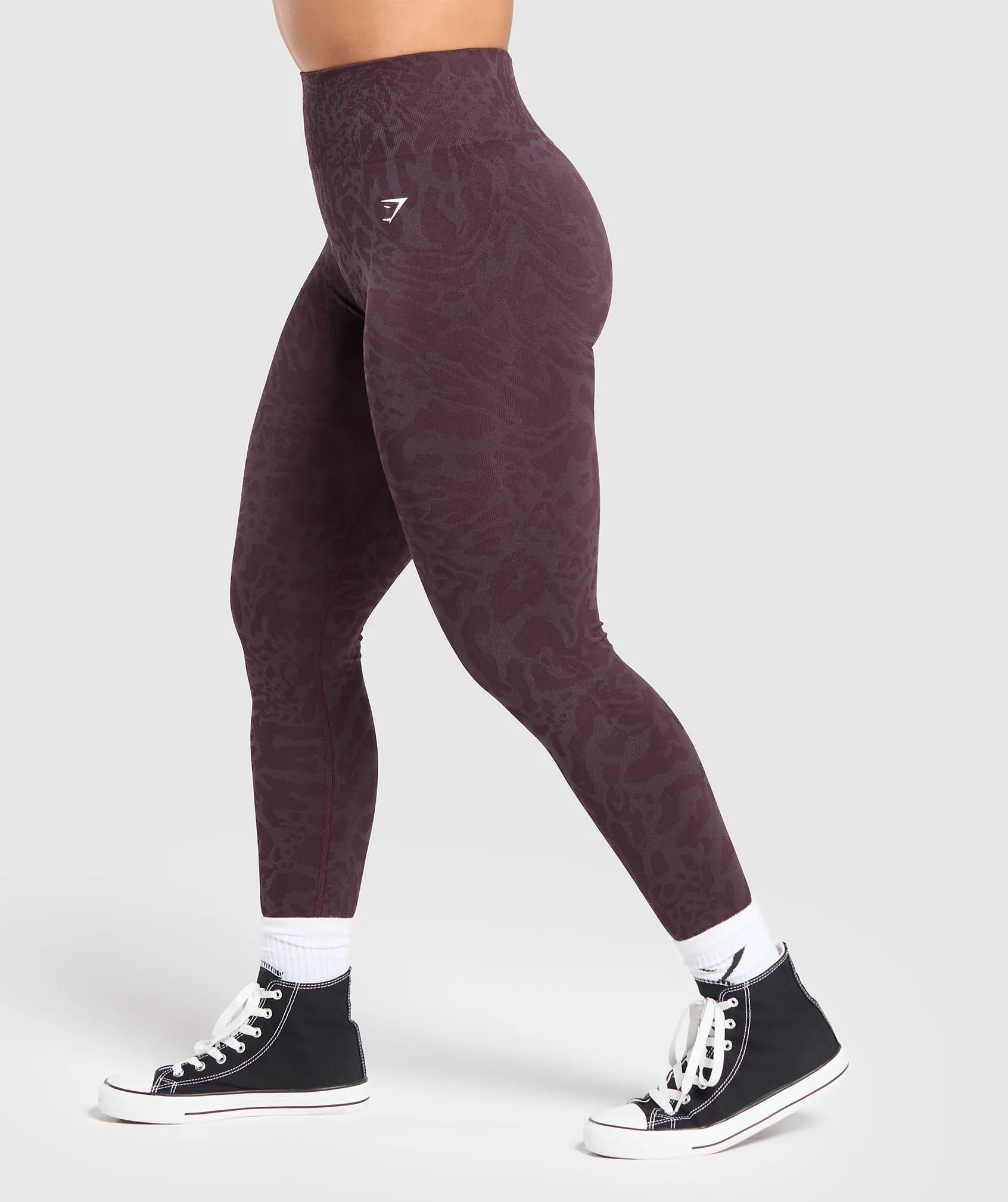 Gymshark Adapt Safari Seamless Leggings - Depth Purple/Greyed Purple