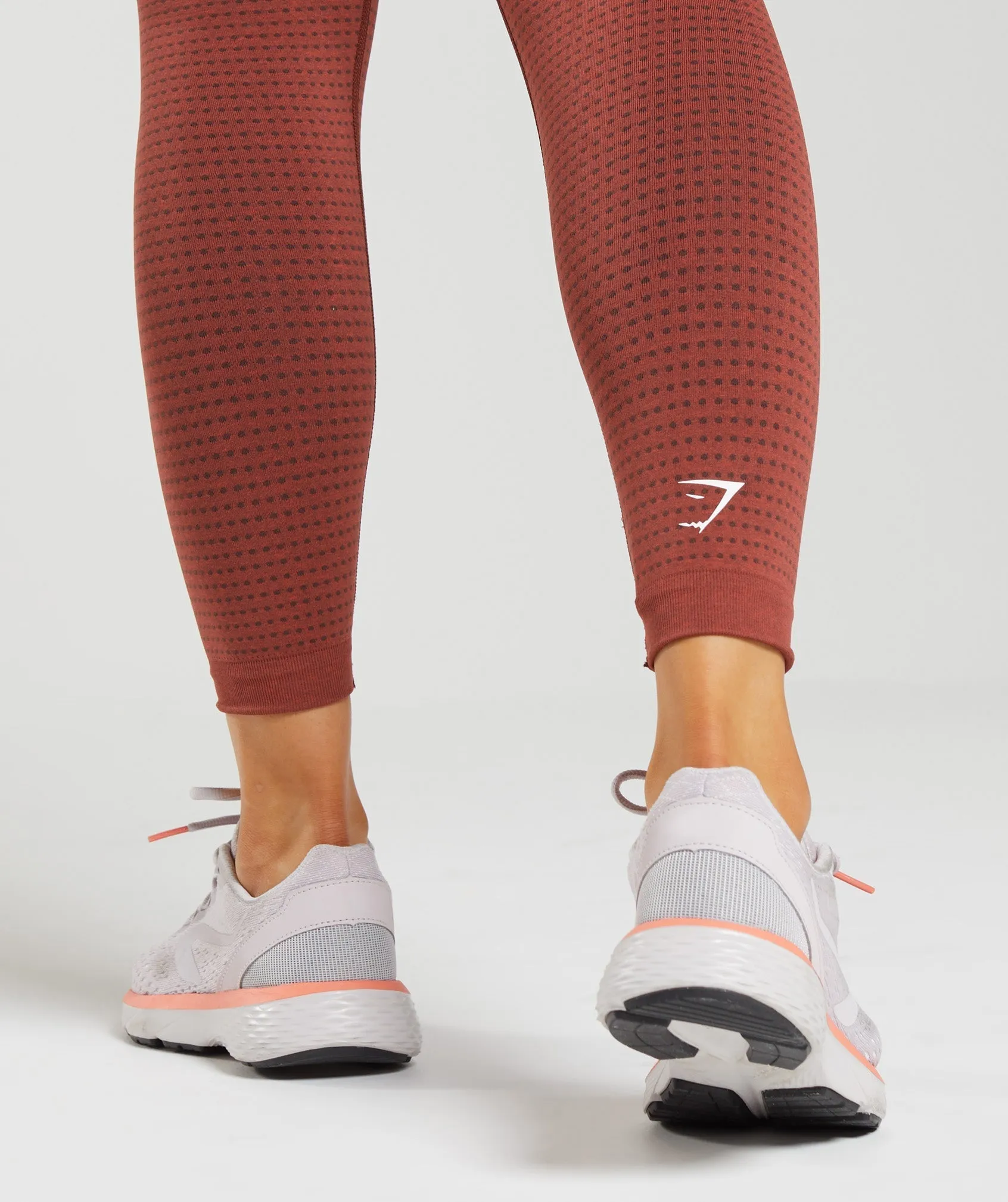 Gymshark Vital Seamless 2.0 Leggings - Brick Red Marl