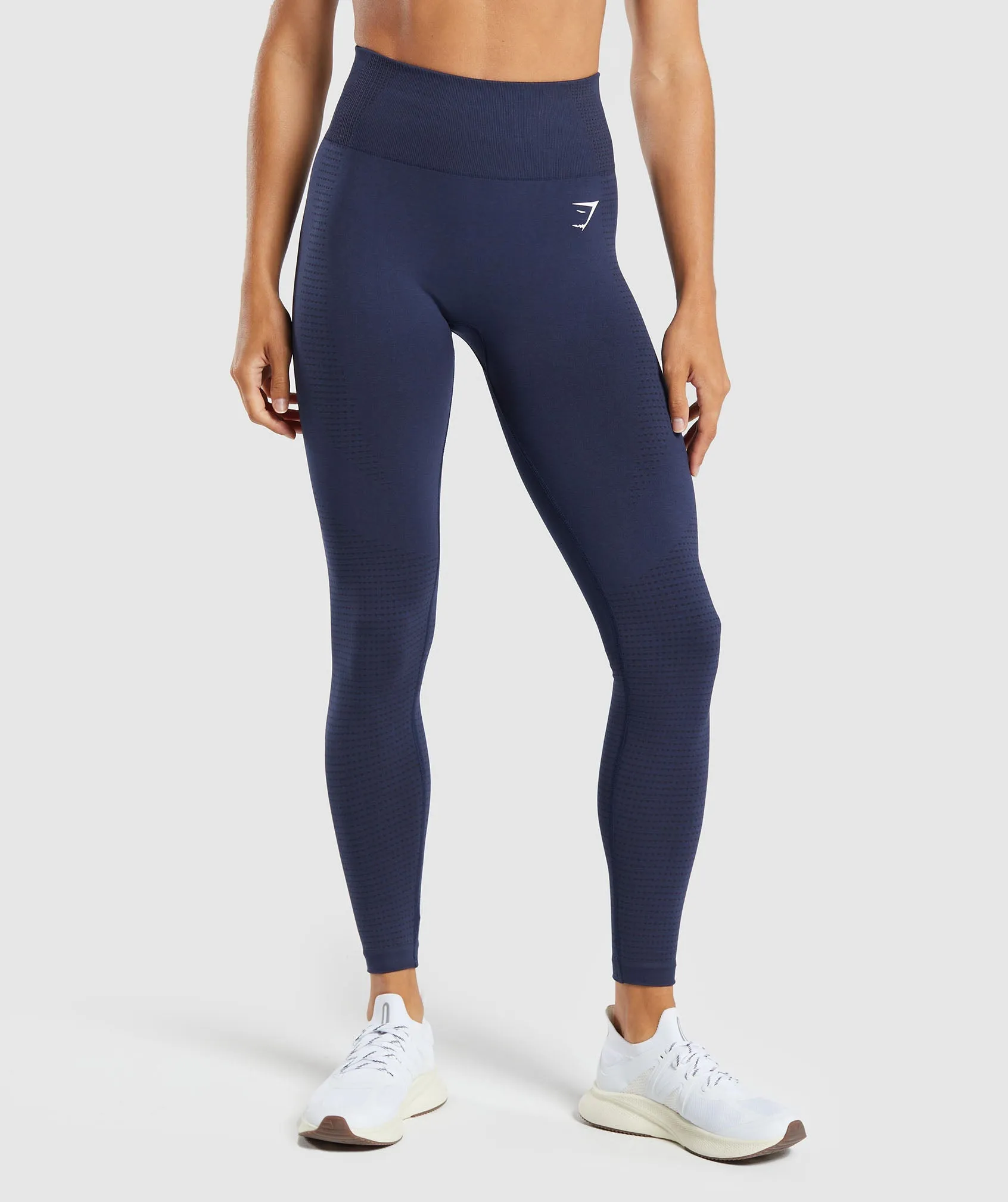 Gymshark Vital Seamless 2.0 Leggings - Heavy Blue/ Marl