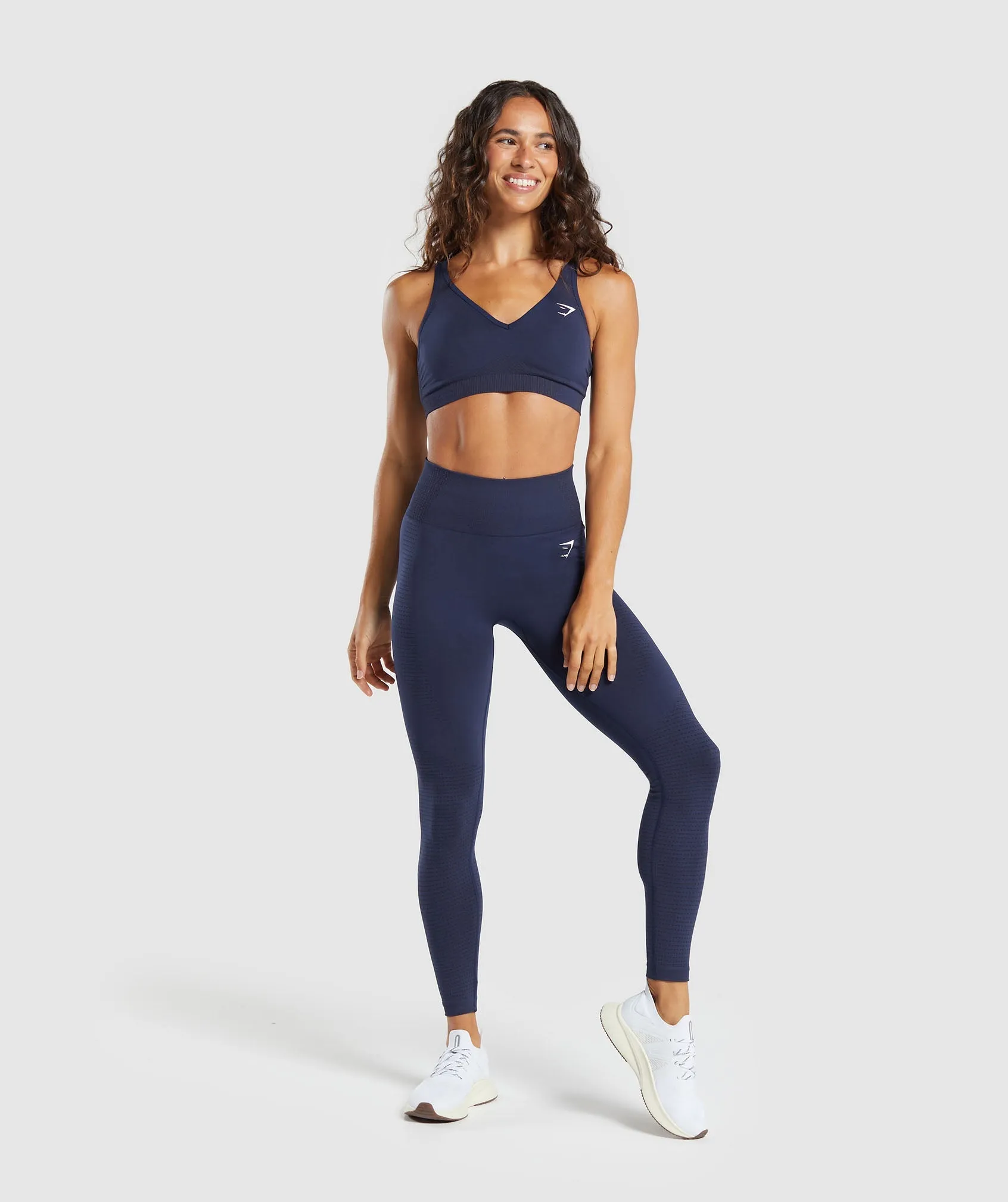 Gymshark Vital Seamless 2.0 Leggings - Heavy Blue/ Marl