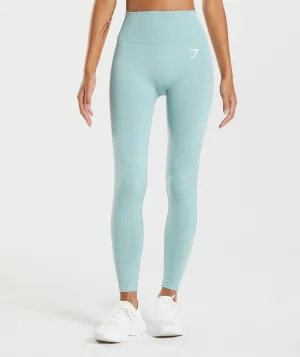 Gymshark Vital Seamless 2.0 Leggings - Pearl Blue Marl