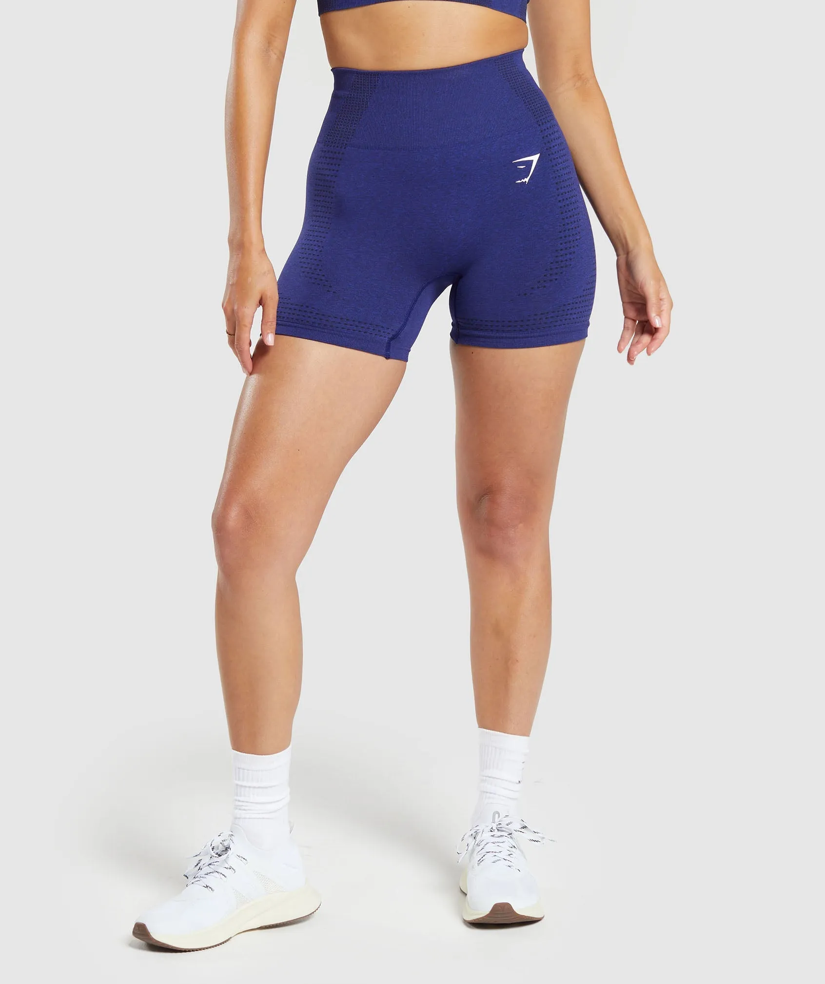 Gymshark Vital Seamless  2.0 Shorts - Cobalt Purple Marl