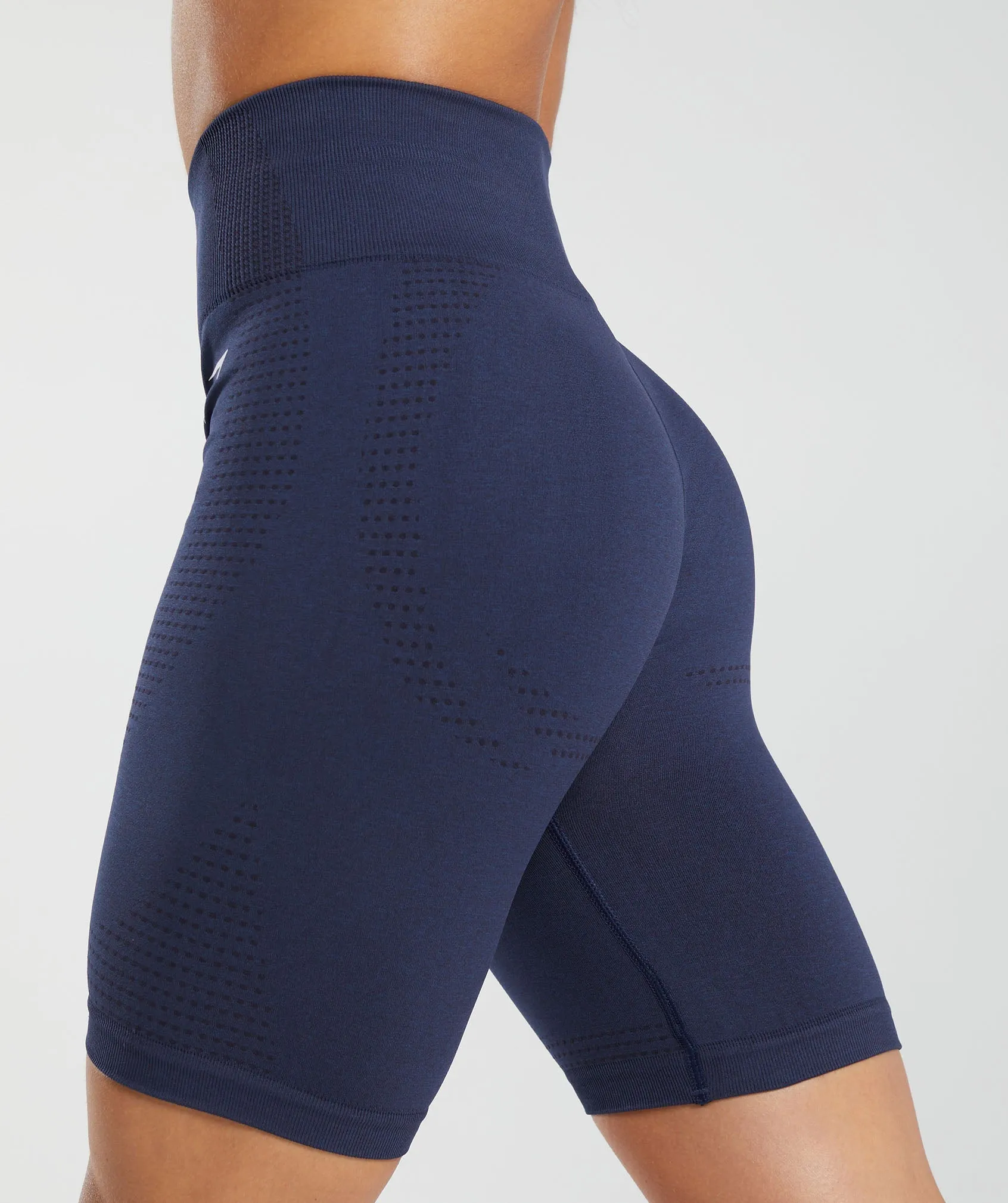 Gymshark Vital Seamless 7" Shorts - Heavy Blue/ Marl