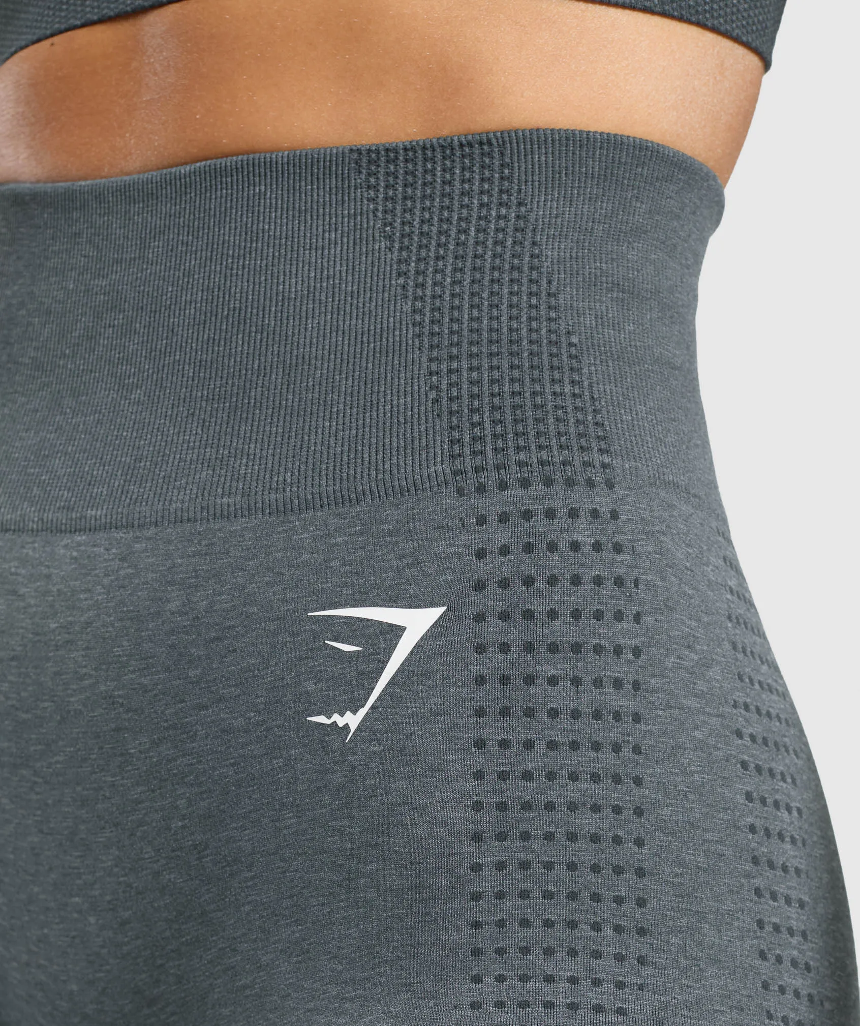 Gymshark Vital Seamless 7" Shorts - Strong Grey/ Marl