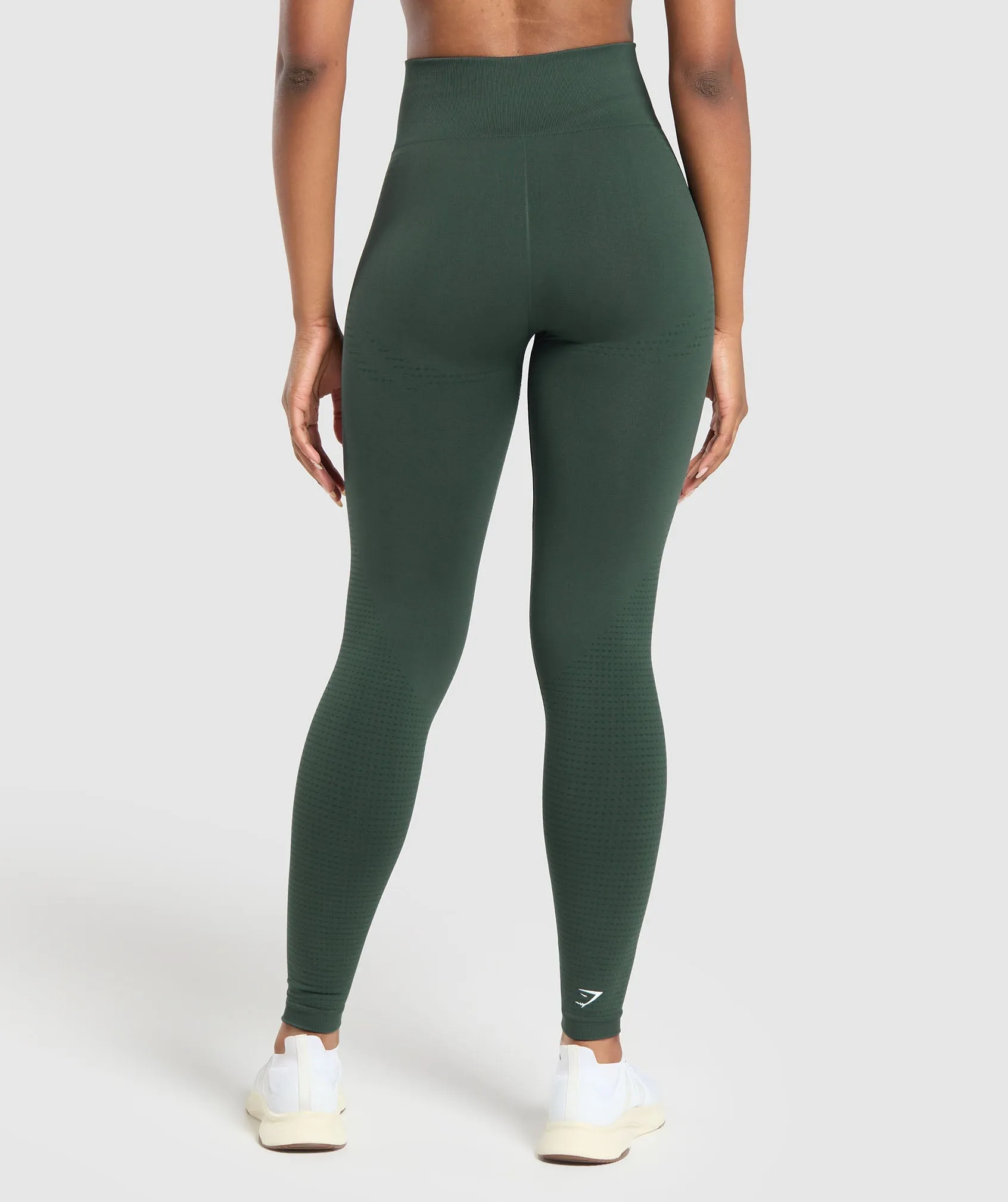 Gymshark Vital Seamless Tall Leggings - Woodland Green Marl