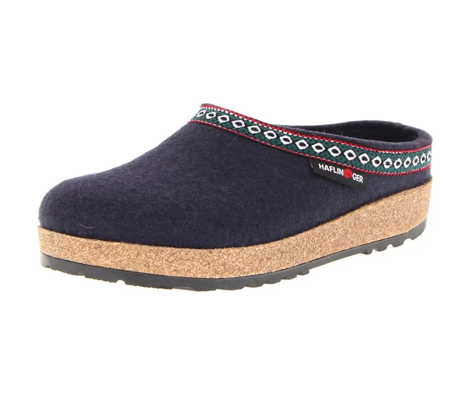 HAFLINGER GRIZZLY WITH EMBROIDERY NAVY